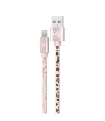 Tellur Graffiti USB to Lightning Cable 3A 1m Pink
