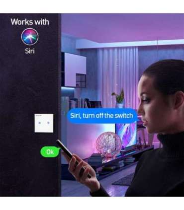 Tellur Smart WiFi switch, SS2N 2 port 1800W 10A