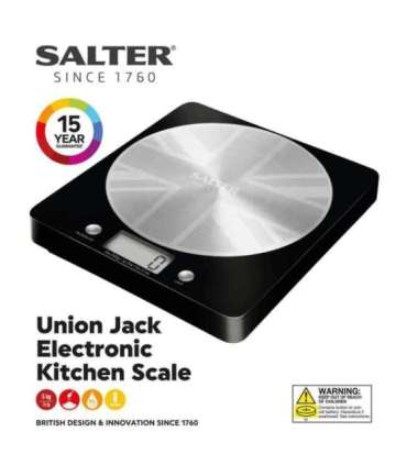 Salter 1036 UJBKDR Great British Disc Digital Kitchen Scale