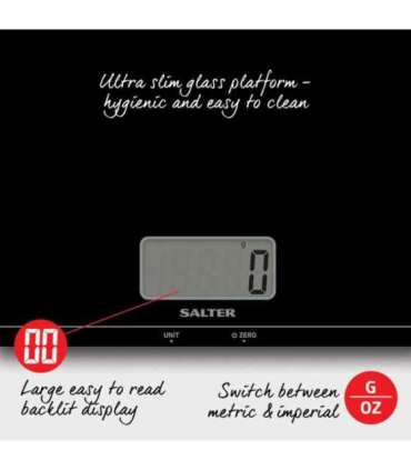 Salter 1172 BKDRCEU16 Large Platform Digital Kitchen Scale