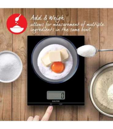 Salter 1172 BKDRCEU16 Large Platform Digital Kitchen Scale