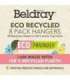 Beldray LA072684FEU7 Eco Recycled Hangers Black
