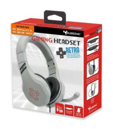 Subsonic Gaming Headset Retro Gaming