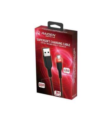 Subsonic Supersoft Charging Cable USB-C for PS5/Xbox/Switch