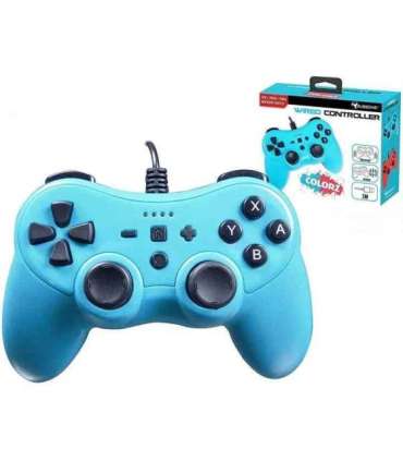 Subsonic Wired Controller Colorz Neon Blue for Switch