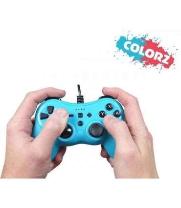Subsonic Wired Controller Colorz Neon Blue for Switch