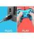 Subsonic Wired Controller Colorz Neon Blue for Switch