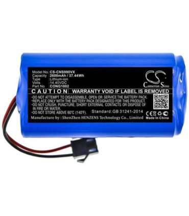 MAMIBOT Battery 2600mAh for EXVAC 660/680S/880/890