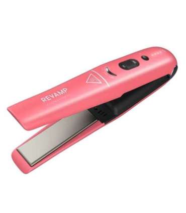 Revamp ST-1700PK-EB Progloss Liberate Cordless Ceramic Compact Hair Straightener Pink