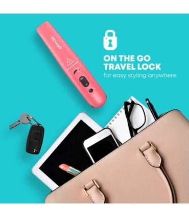 Revamp ST-1700PK-EB Progloss Liberate Cordless Ceramic Compact Hair Straightener Pink