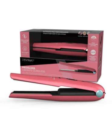 Revamp ST-1700PK-EB Progloss Liberate Cordless Ceramic Compact Hair Straightener Pink