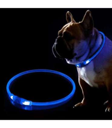 KABB LED Collar for Dogs and Cats Blue