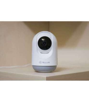 Tellur Smart WiFi Indoor Camera 3MP, UltraHD, Autotracking, PTZ white