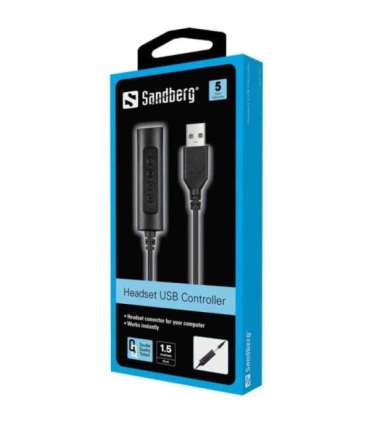 Sandberg 134-17 Headset USB Controller 1.5m