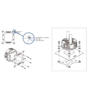 Zalman ZM-1700MKB Intel Mounting Kit