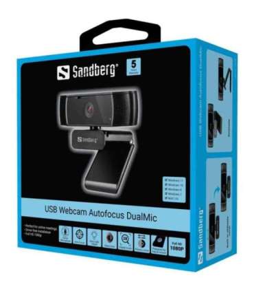 Sandberg 134-38 USB Webcam Autofocus DualMic