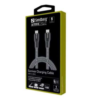 Sandberg 441-38 Survivor USB-C- USB-C Cable 1M