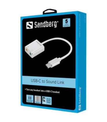 Sandberg 136-26 USB-C To Sound Link