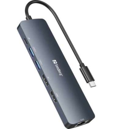 Sandberg 136-43 USB-C 8K Display Dock