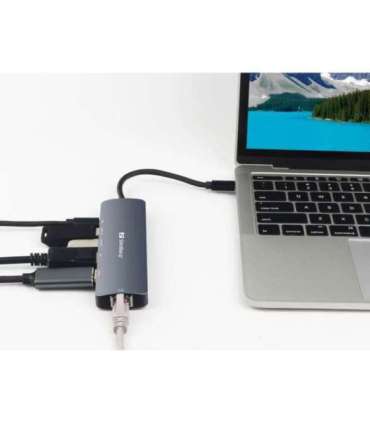 Sandberg 136-43 USB-C 8K Display Dock