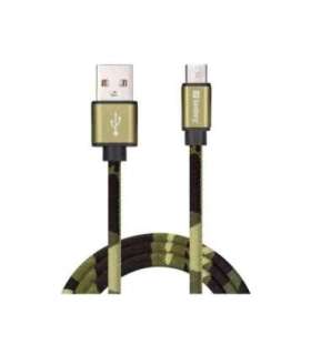 Sandberg 441-15 MicroUSB Green Camouflage 1m