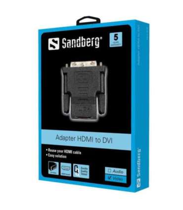 Sandberg 507-39 Adapter DVI-M - HDMI-F