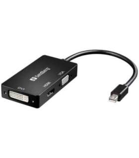 Sandberg 509-12 Adapter MiniDPHDMI+DVI+VGA