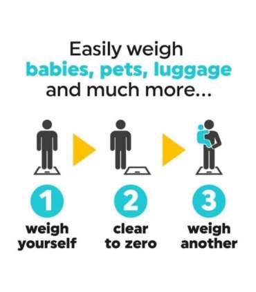 Salter SA00300 GGFEU16 Add and Weigh Scale Black