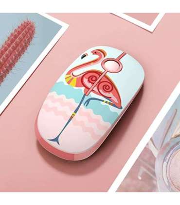 Tellur Kids Wireless Mouse Flamingo