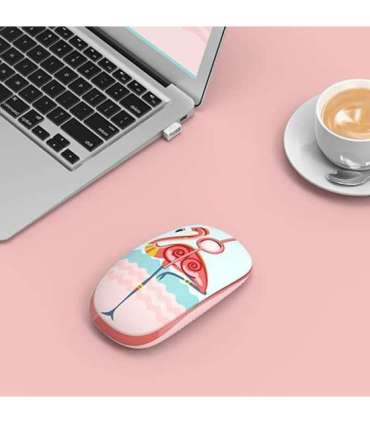 Tellur Kids Wireless Mouse Flamingo