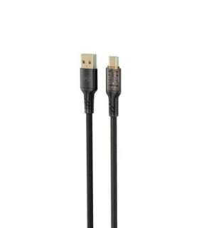 Tellur Data Cable USB to Type-C 3A 100cm Black