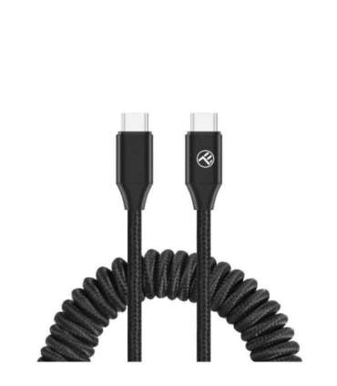Tellur Extendable USB-C to USB-C Cable PD60W up to 1.8m Black