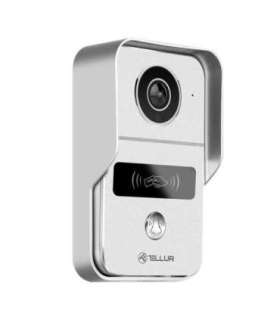 Tellur Smart WiFi Video DoorBell 1080P, Unlock function, Indoor chime, grey