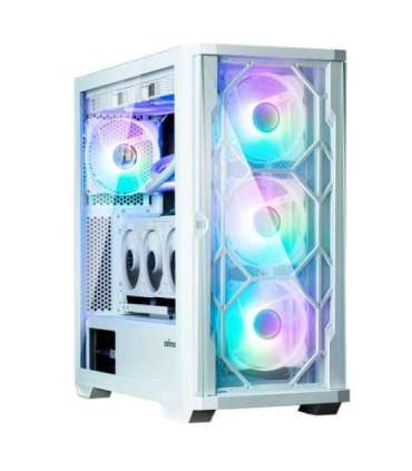 Zalman Z10 DUO  ATX ZM-IF120 x4 White