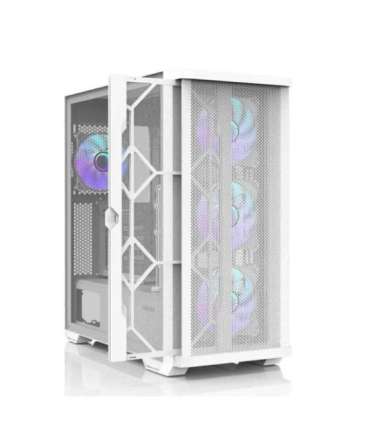 Zalman Z10 DUO  ATX ZM-IF120 x4 White