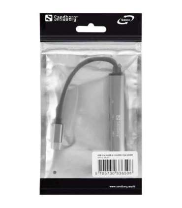 Sandberg 336-50 USB-C to 3xUSB-A+2xUSB-C Saver