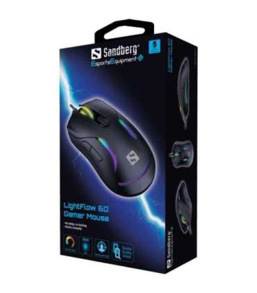 Sandberg 640-27 LightFlow 6D Gamer Mouse