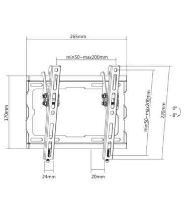 Sbox PLB-3422T-2 (23-43/45kg/200x200)