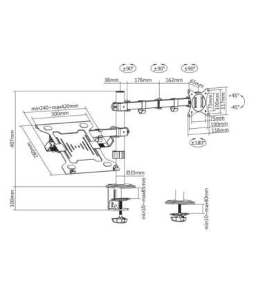 Sbox LCD-LM01-2 (13-27/12kg/100x100)