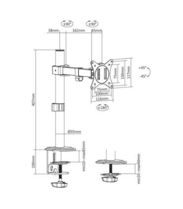 Sbox LCD-351/1-2 (17-32/9kg/100x100)
