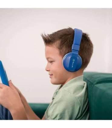 Tellur Buddy Bluetooth Over-Ear Headphones Blue
