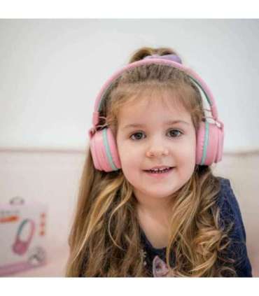 Tellur Buddy Bluetooth Over-Ear Headphones Pink