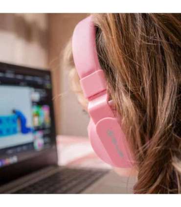 Tellur Buddy Bluetooth Over-Ear Headphones Pink