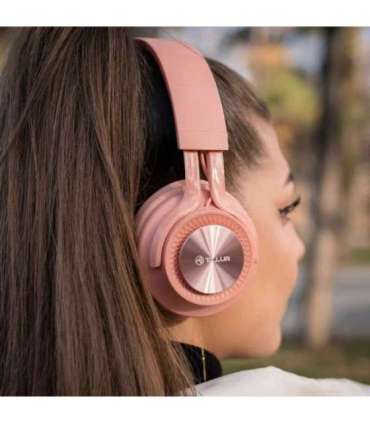 Tellur Feel Bluetooth Over-Ear Headphones Pink