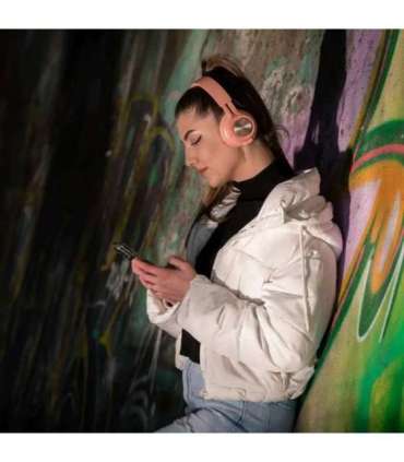 Tellur Feel Bluetooth Over-Ear Headphones Pink