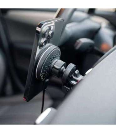 Tellur Wireless car charger, MagSafe compatible, 15W black