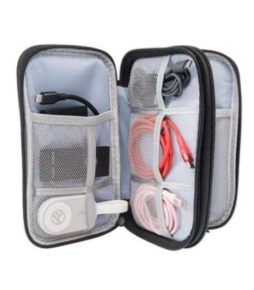 Tellur Universal travel cable organiser Black