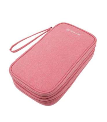 Tellur Universal travel cable organiser Pink