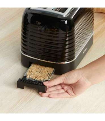 Petra PT5573BLKVDE Oscuro 2 slice toaster