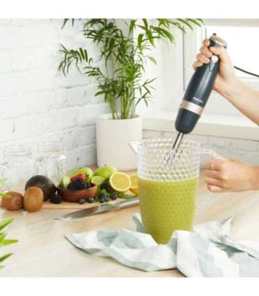 Petra PT5612BGRYVDE Hand blender blue grey/soft gold